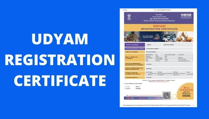 Msme Registration Certificate Services